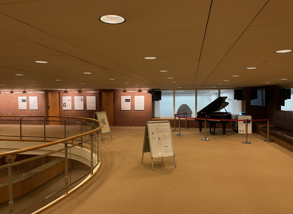 Das »Player Piano«, eine interaktive Klanginstallation auf Basis von künstlicher Intelligenz in der Kölner Philharmonie, 19.06.–26.06.2022.