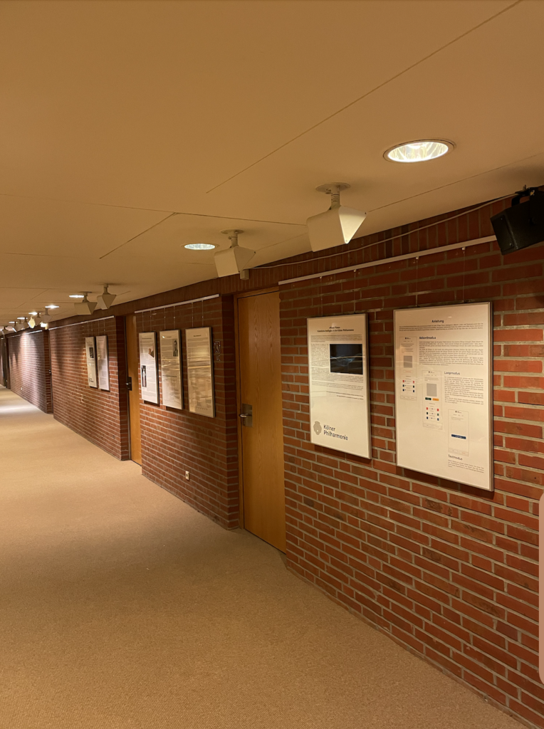 Ausstellungsinformationen zum »Player Piano« vom 19.06. bis zum 26.06.2022 in der Kölner Philharmonie.